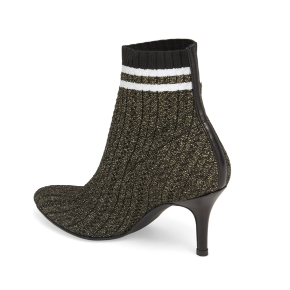 Metallic Knit Stuart Weitzman Booties - Picture 7 of 8